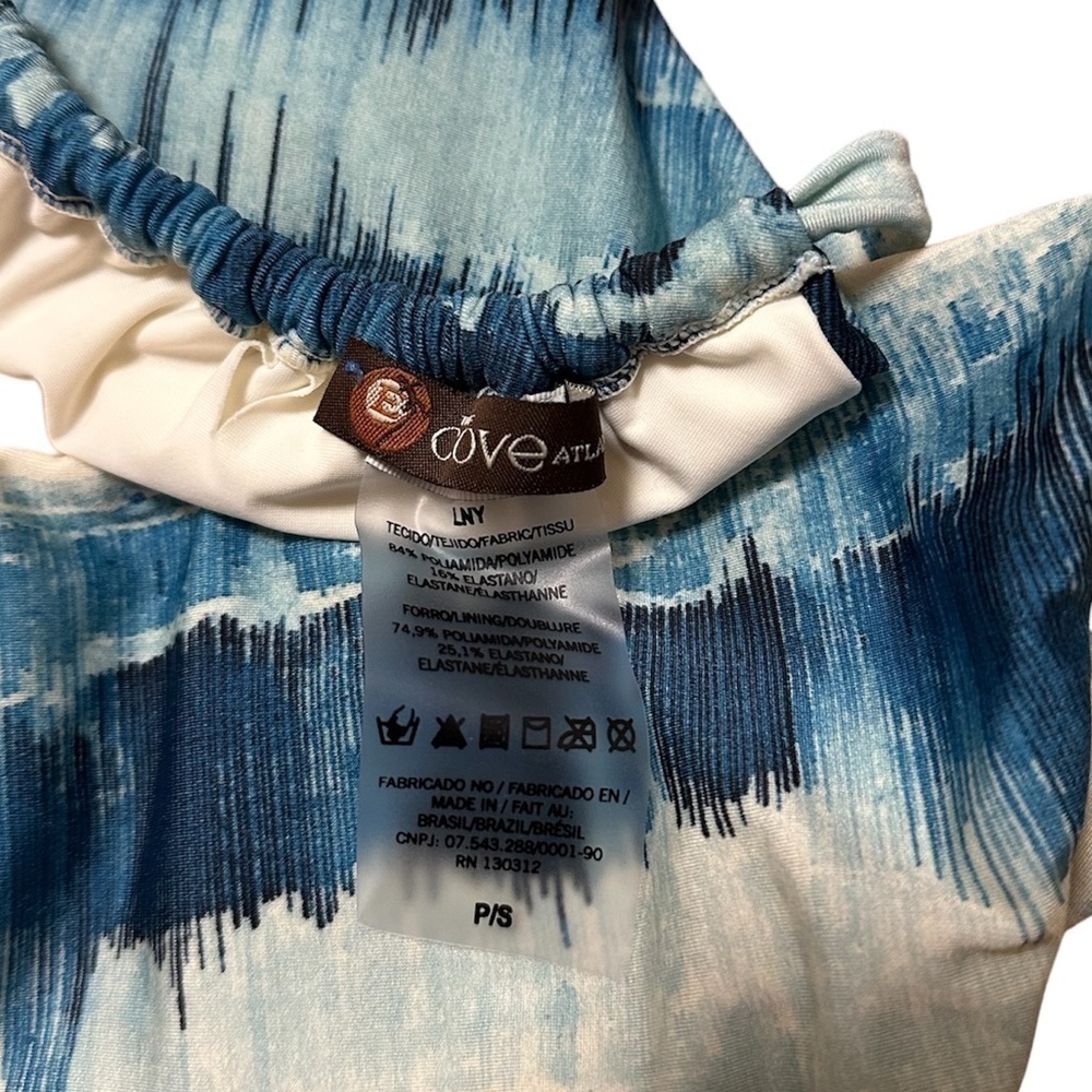 Lenny Niemeyer Blue and White Tie-Dye Bikini Set /Size Small - LKY x The Cove - Picture 7 of 9